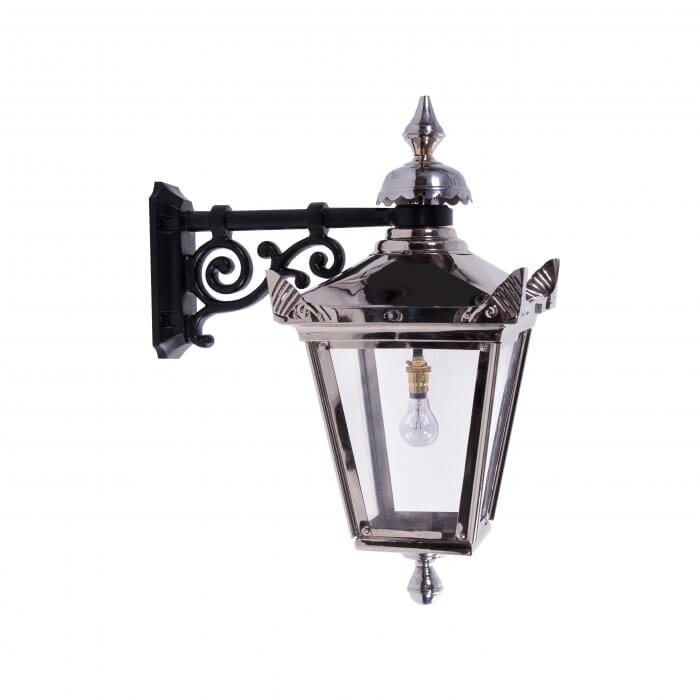 Bright Chrome Suspended Wall Lantern - LF1070/BC