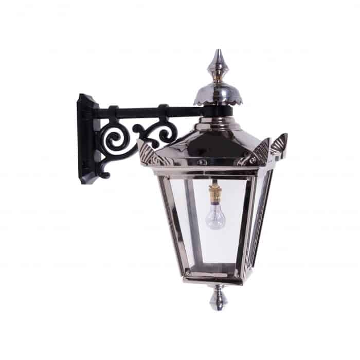 LF1070 Bright Chrome Wall Mounted Lantern