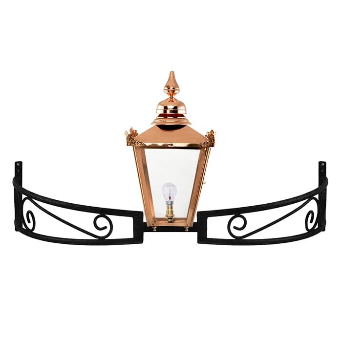 Copper Victorian Bow Bracket Lantern - LF1092/VIC/COP
