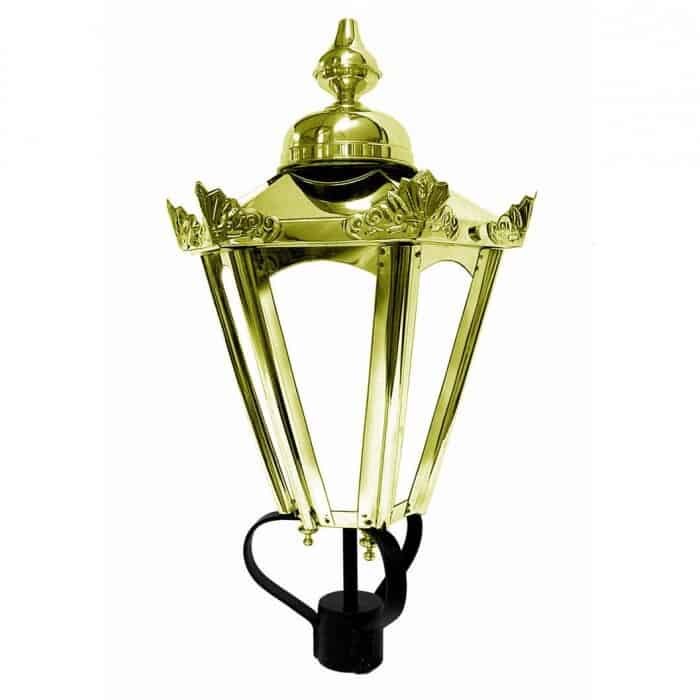 LF1056/PBL Polished Brass Hexagonal Lantern