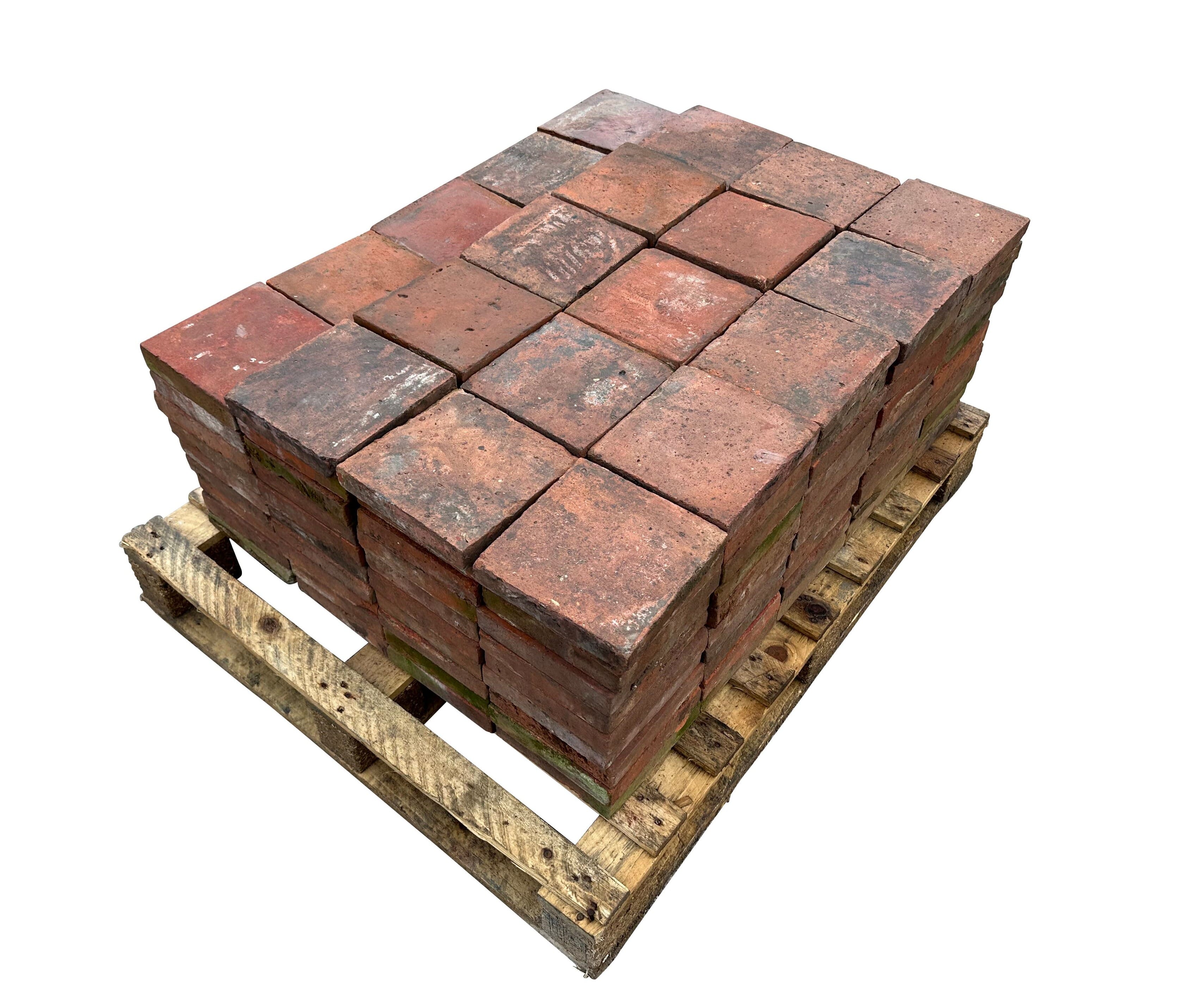 Batch of 195 Reclaimed Terracotta Quarry Floor Tiles - 10318
