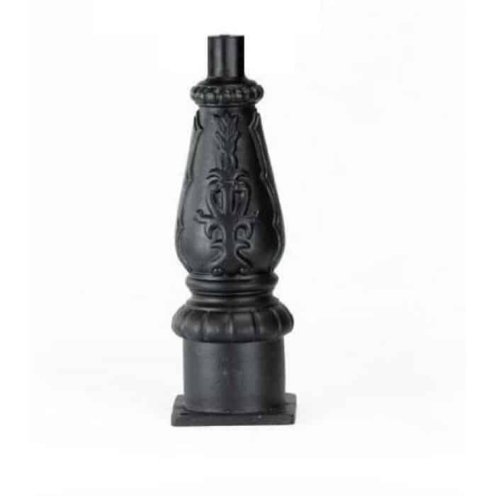 LF1004 Black Cast Iron Patio Post
