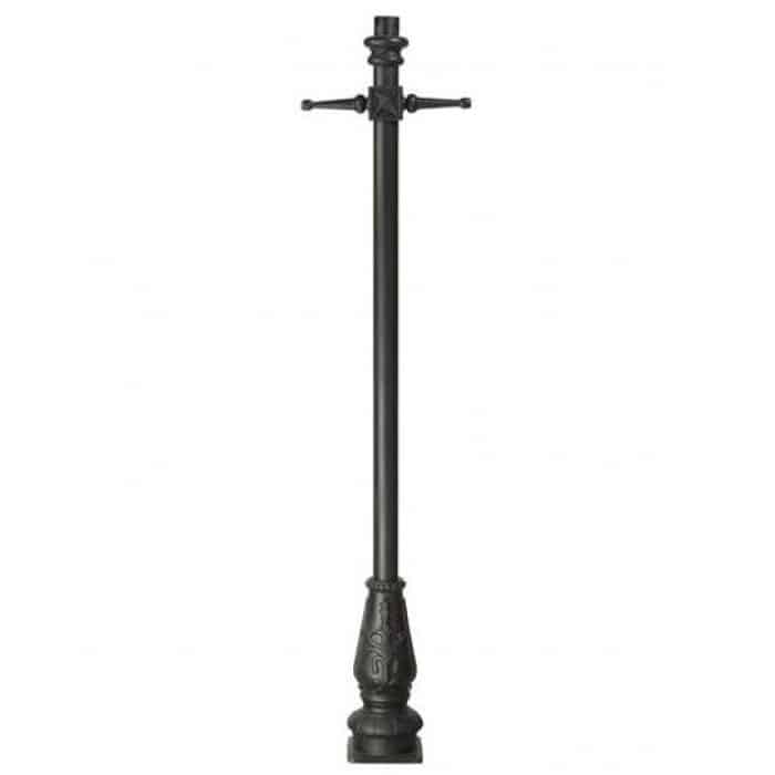 LF1002 Large Black Cast Iron Lamppost