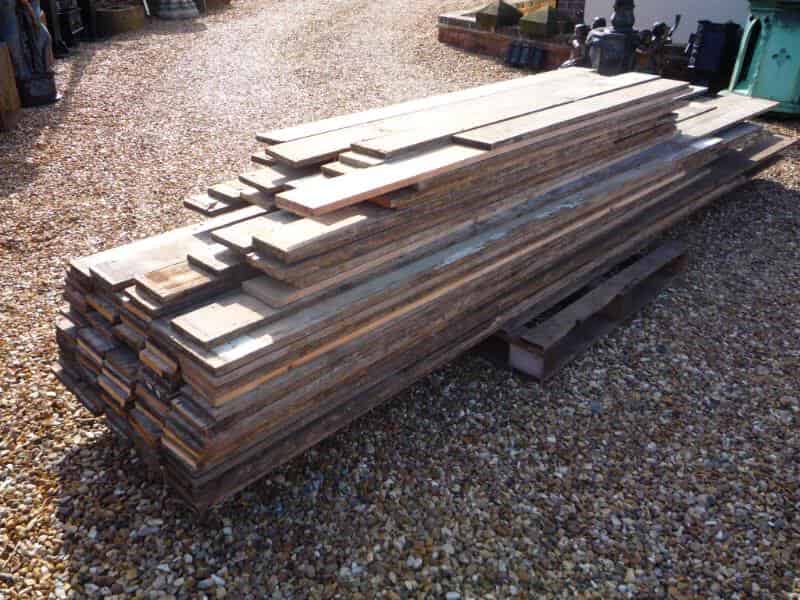 Salvaged Reclaimed Pine Floorboards