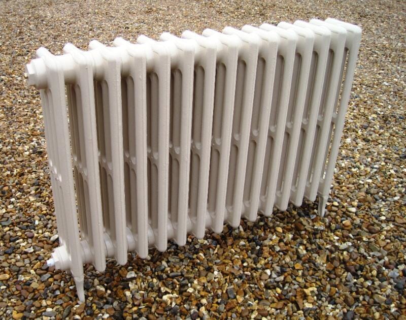 Victorian 660mm Tall Cast Iron Radiator 15 Sections Long in Farrow and Ball  - Vic660/15p