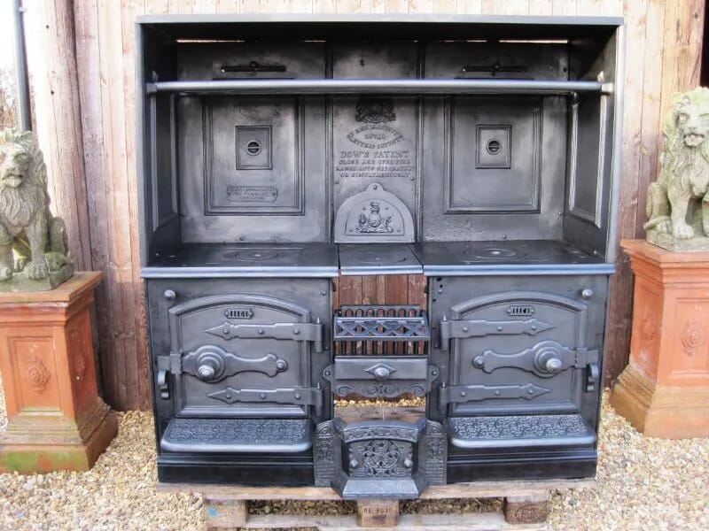 Substantial Reclaimed Original Antique Kitchen Range - 4602