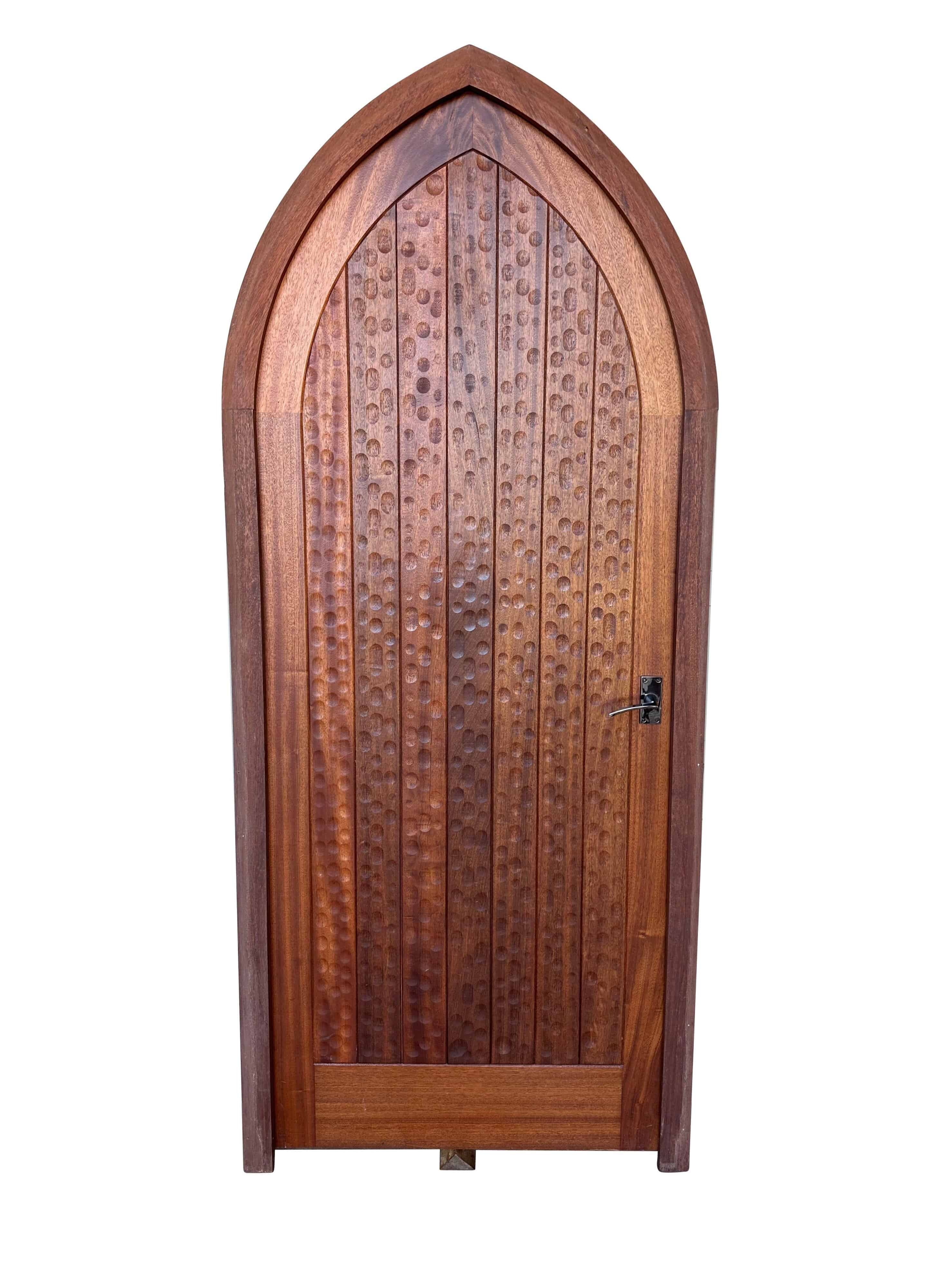 Original Salvaged Hardwood Door and Frame