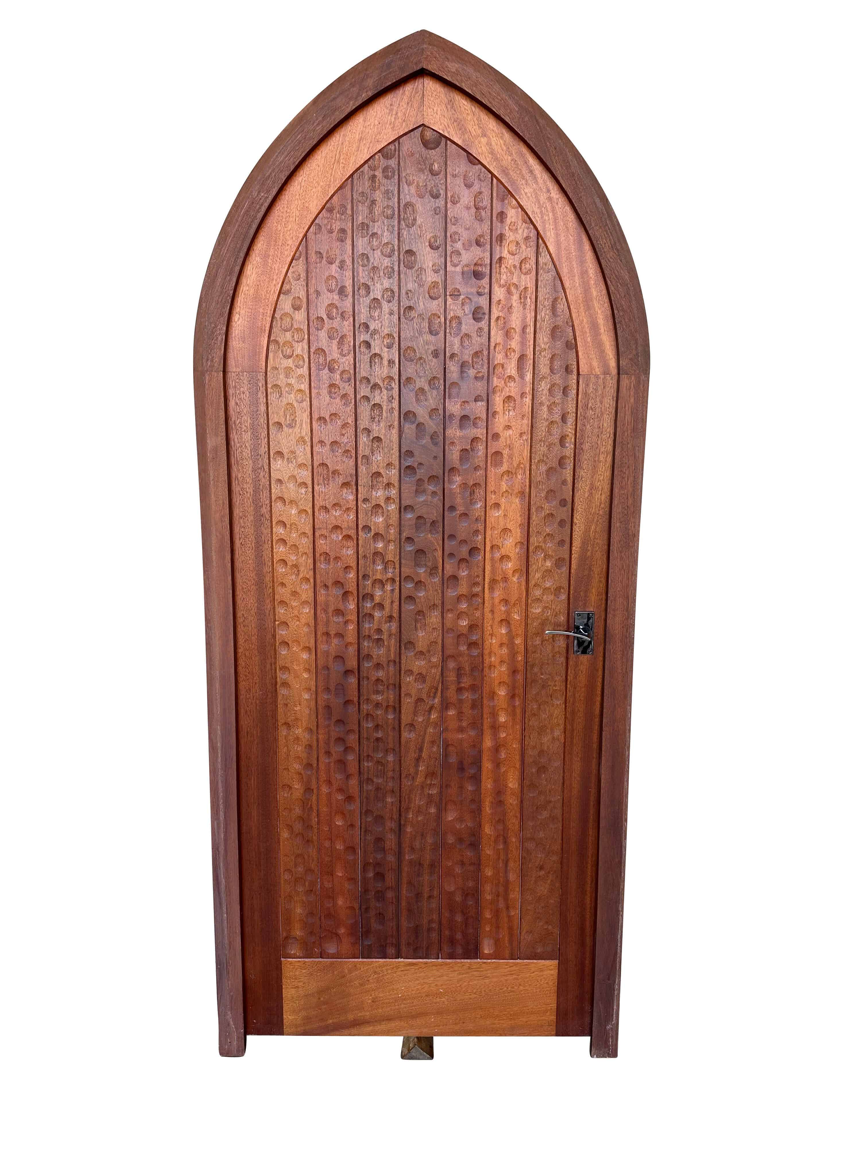 Original Hardwood Salvaged Door and Frame