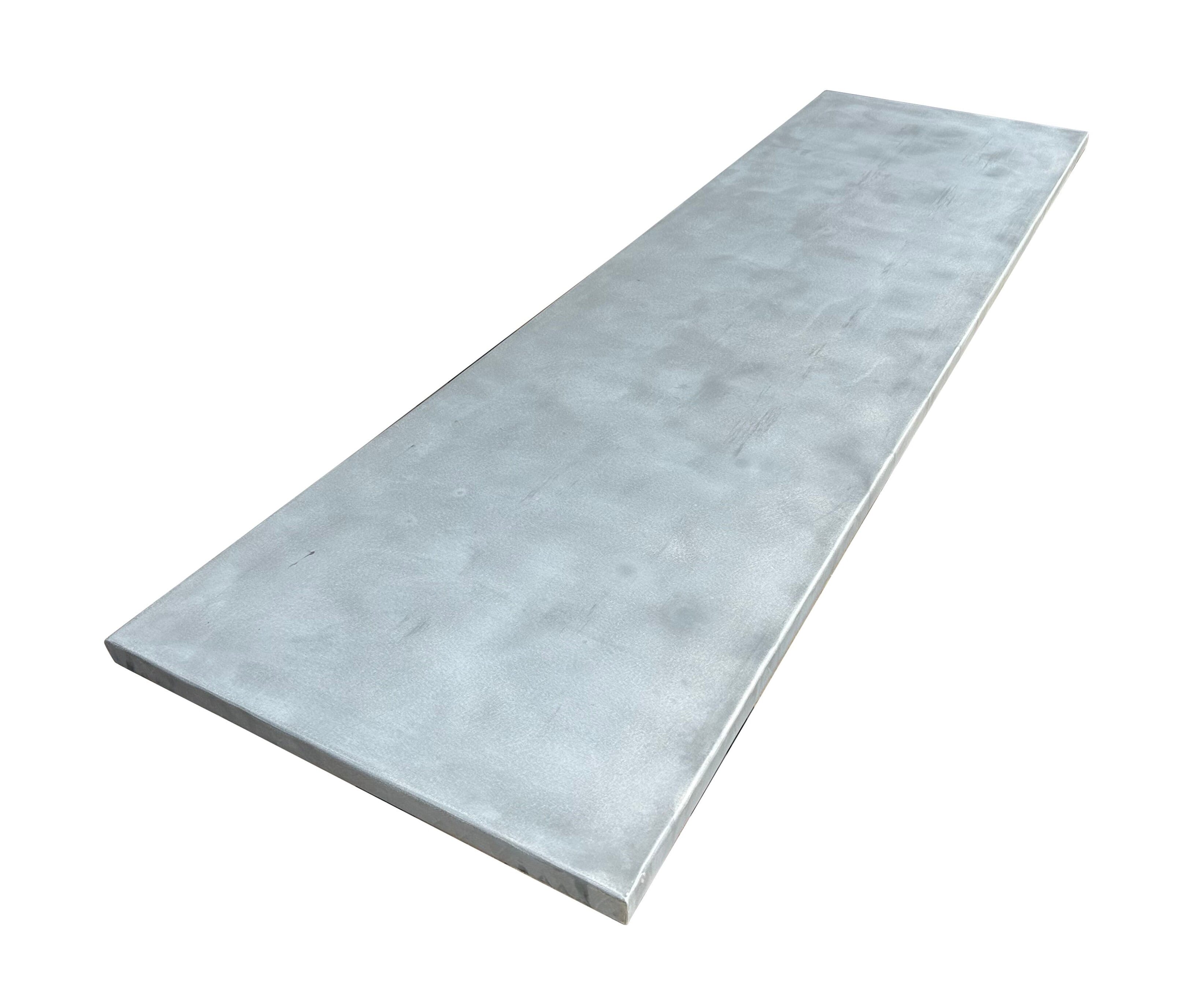 Bespoke Kitchen Distressed Zinc Worktop - D2161