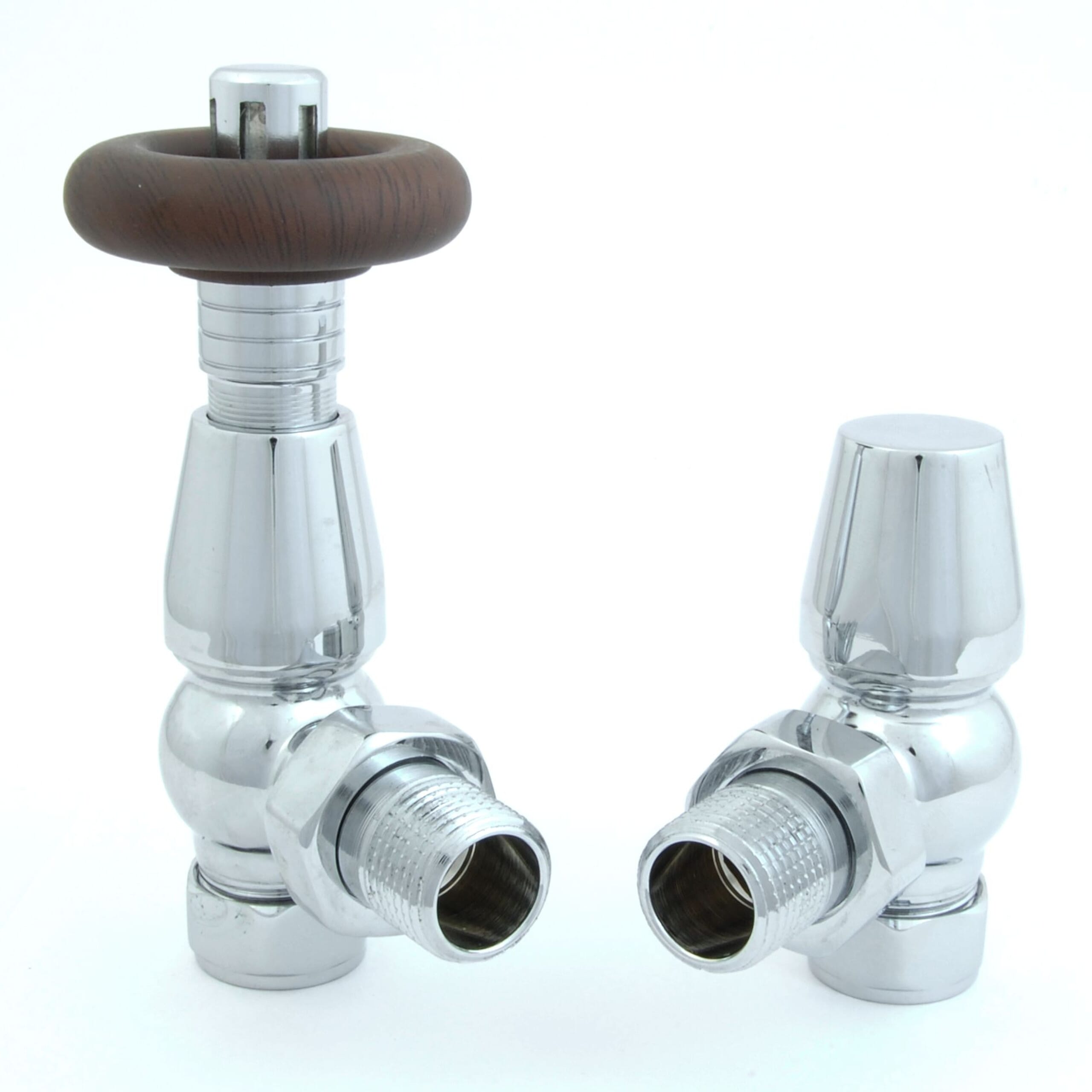 Chrome Bentley Radiator Valves - Benc