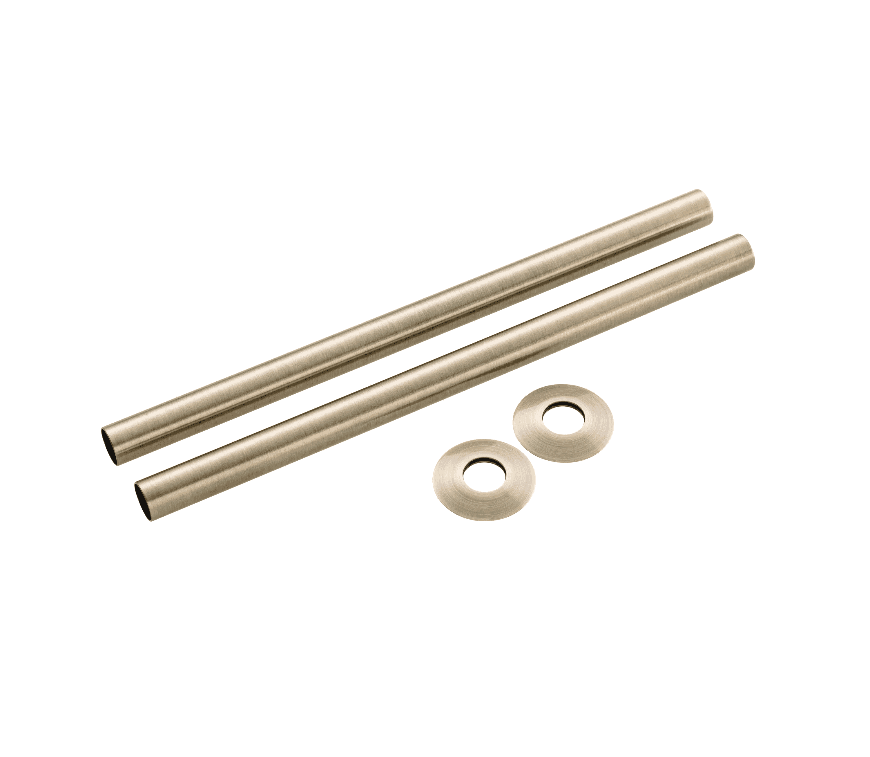 300mm Long Antique Brass Pipe Sleeving Kit - sleab3