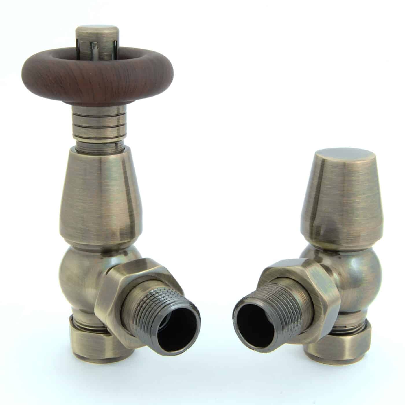 Bentley Thermostatic Radiator Valves - Antique Brass