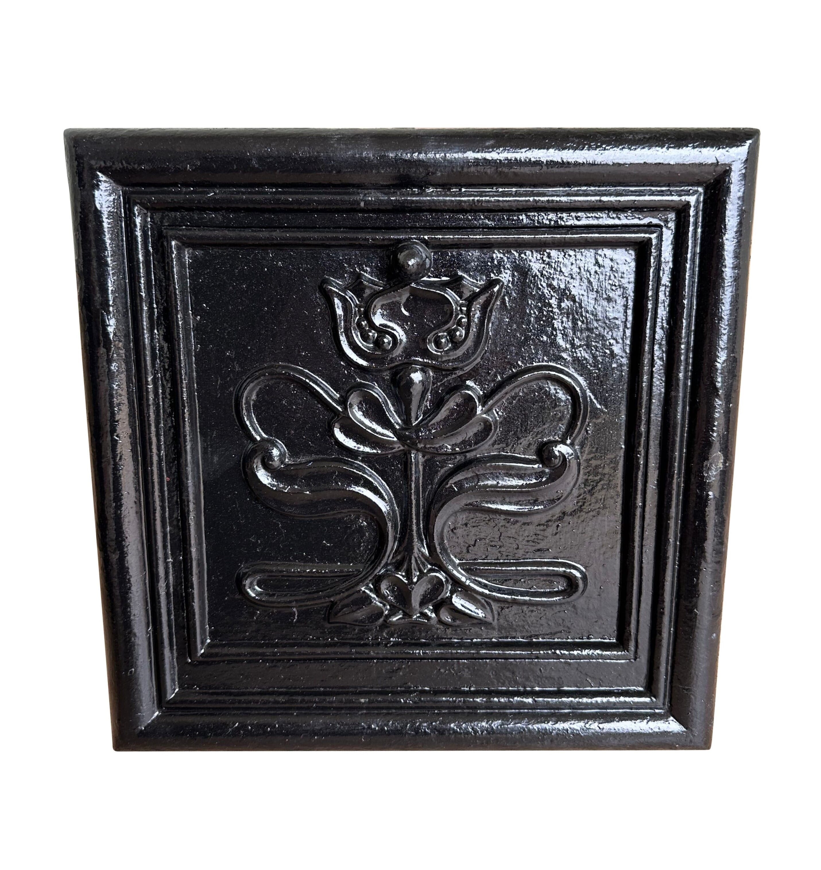  Antique Original Cast Iron Art Nouveau Air Vent For Wall - 10231B
