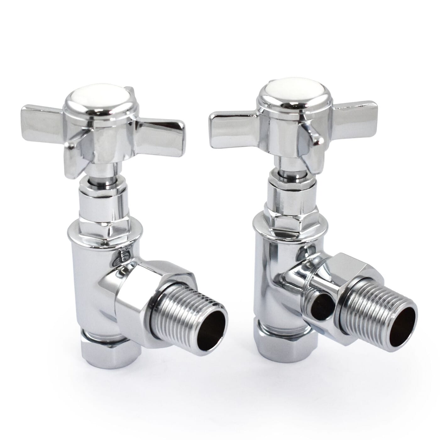 Chrome Westminster Radiator Valves - Westc