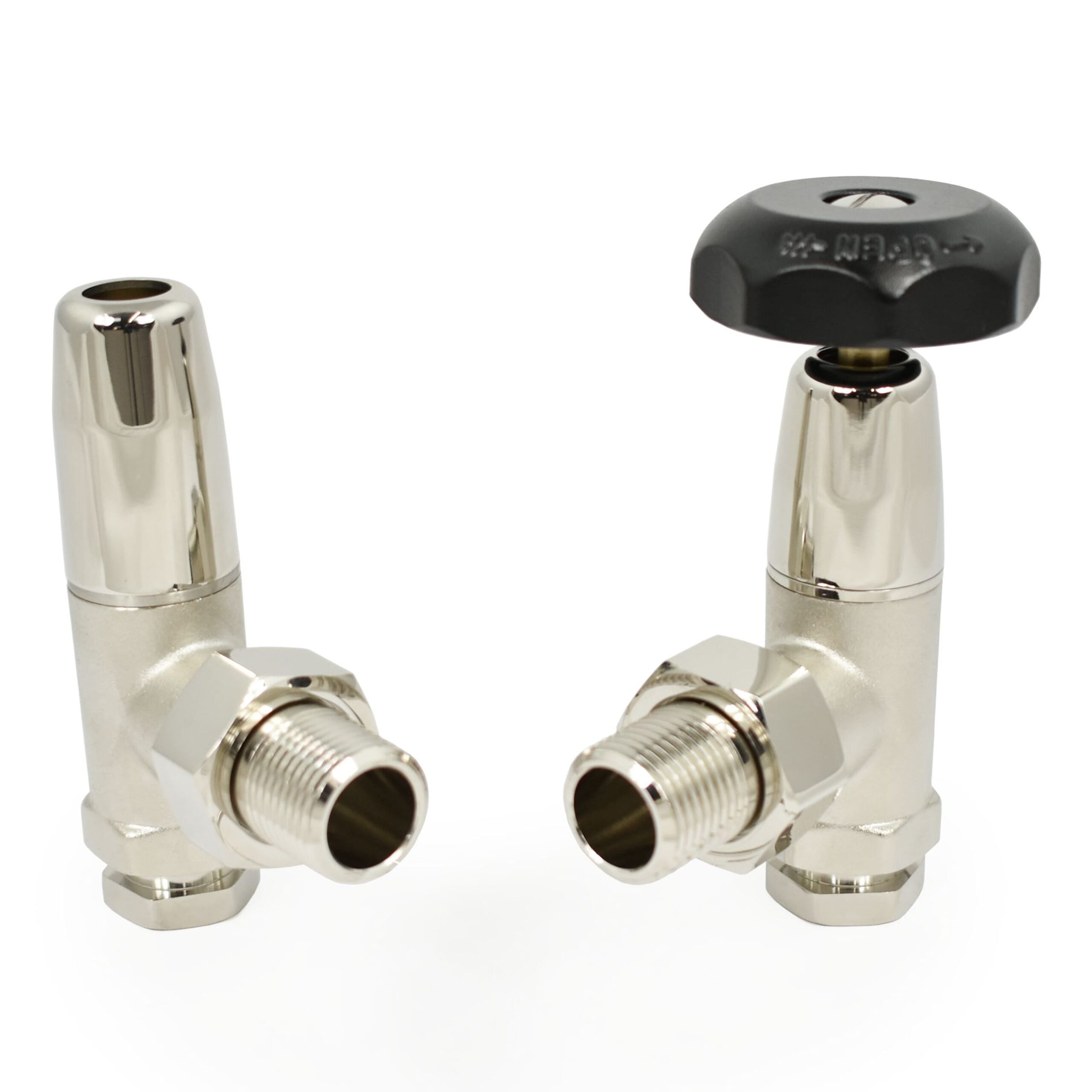 Bradley Nickel Cast Iron Radiator Valves - BraN