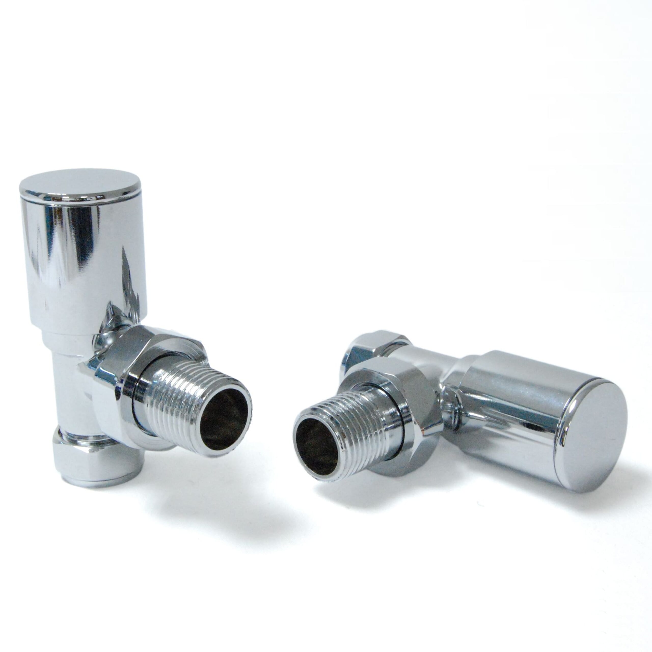 Milan Chrome Radiator Valves - Milch