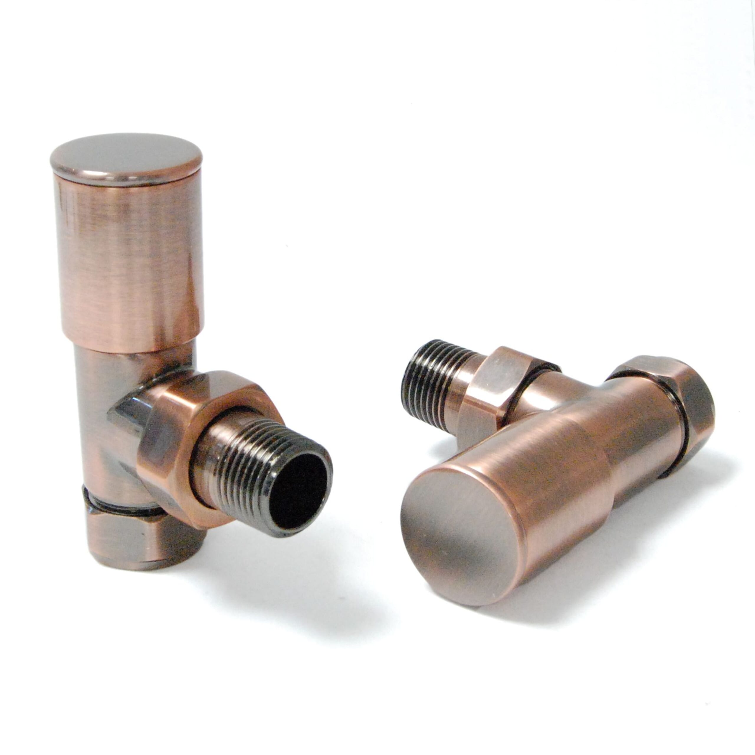Milan Antique Copper Radiator Valves - Milacm