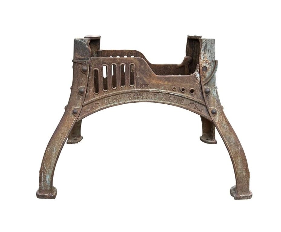 Cast Iron Industrial Henry Bamford Table Base - 10384