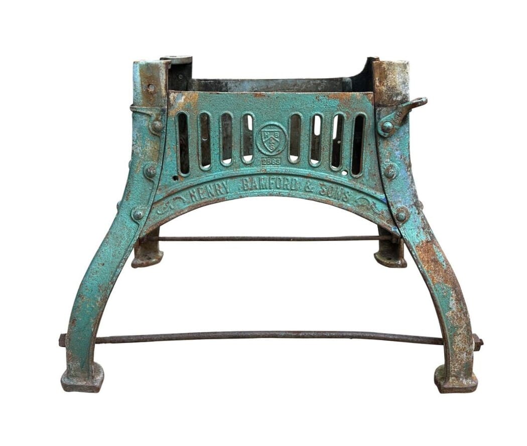 Cast Iron Original Industrial Henry Bamford Table Base - 10385
