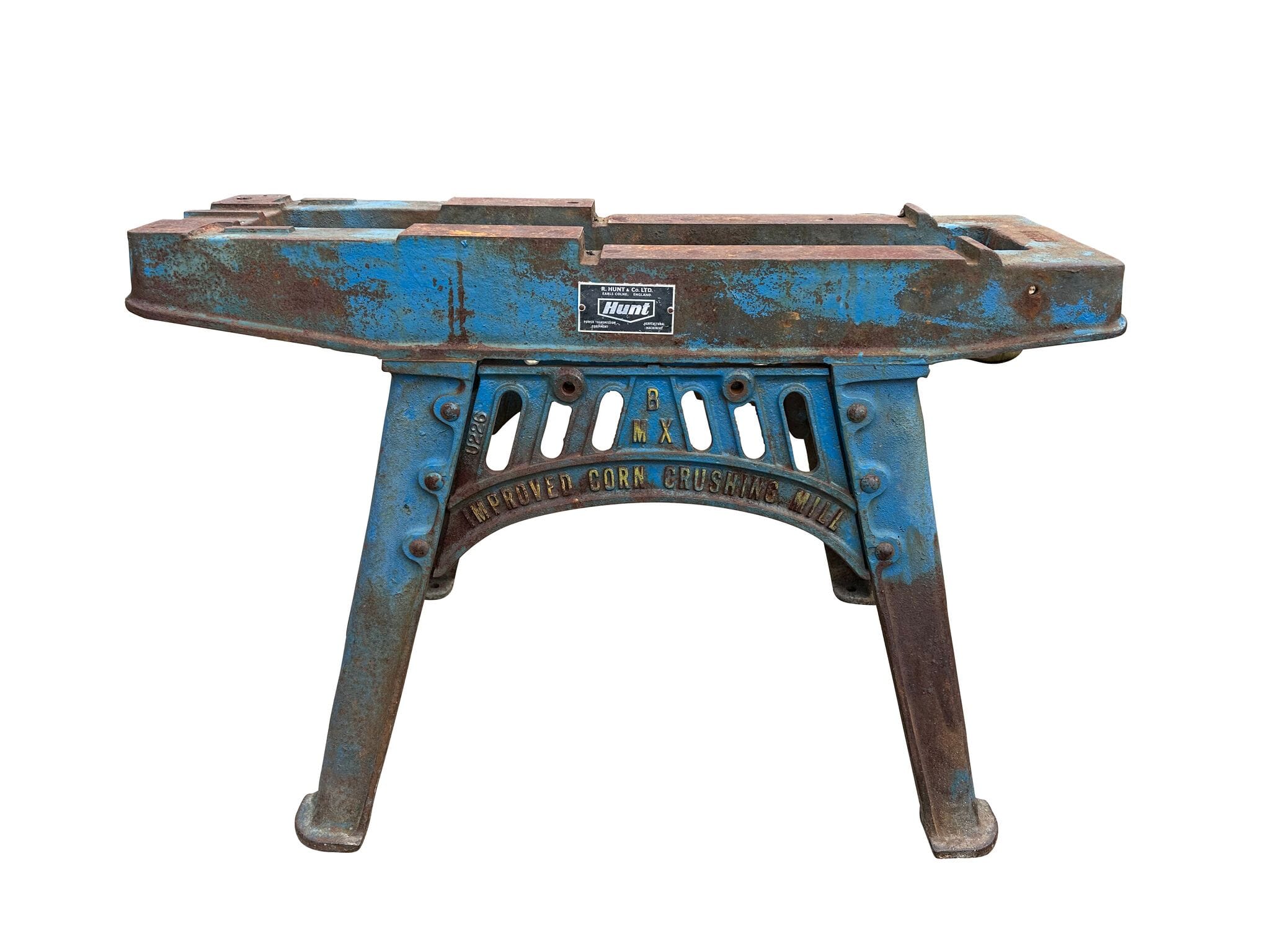 Cast Iron Original Industrial R Hunt Table Base - 10386