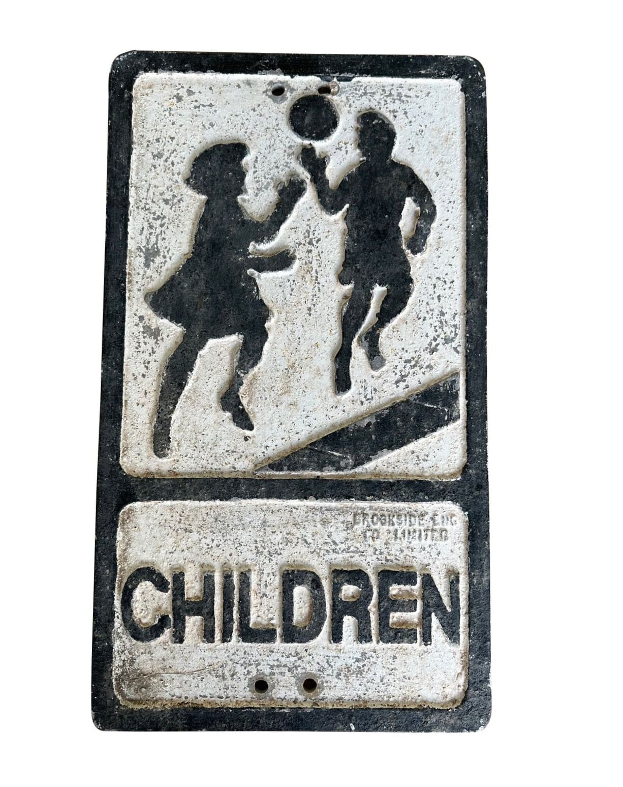 Original Cast Metal Children Wall Mounted Sign - 10405