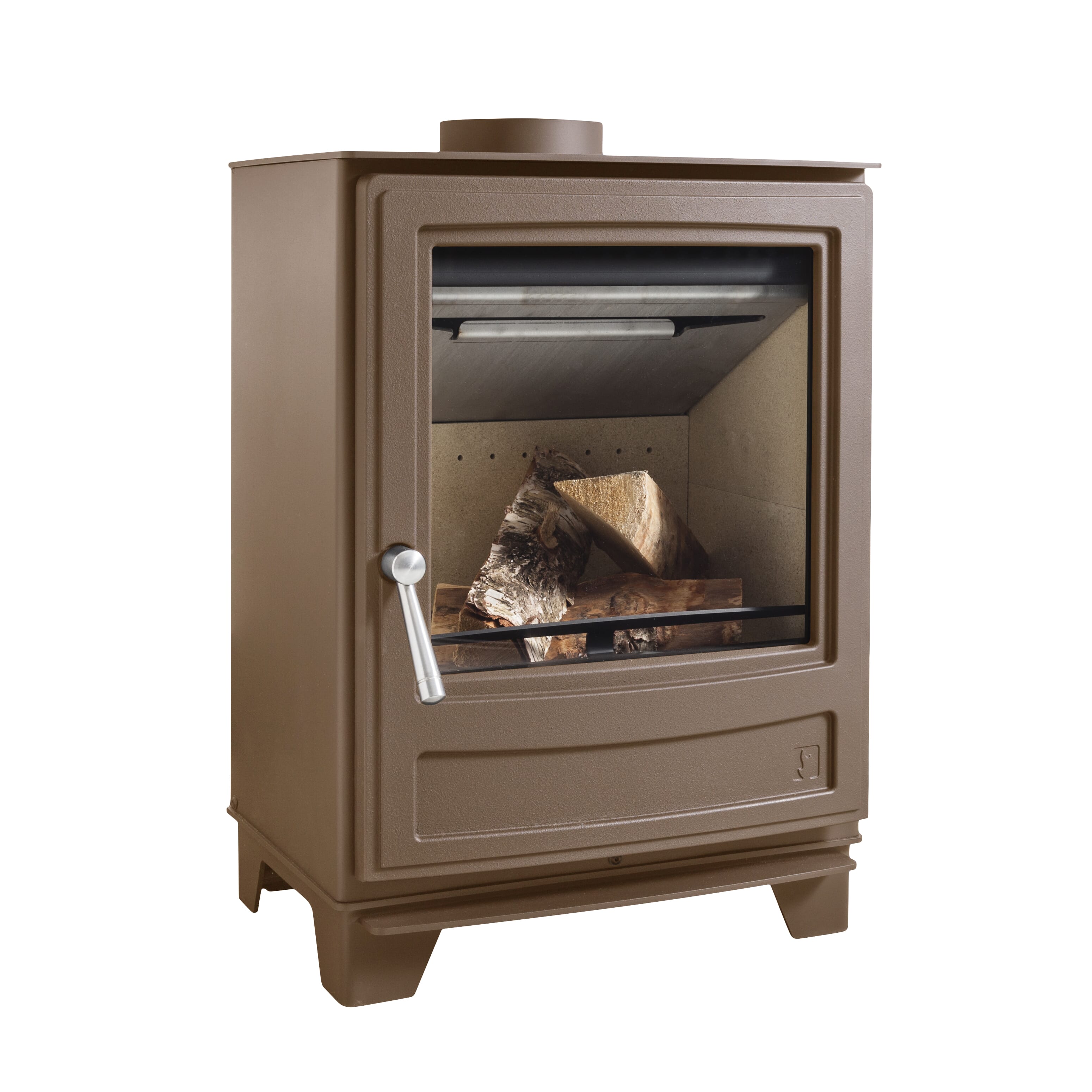 Arada Ecoburn 5 - Series 3 Multifuel Stove - Chestnut - AECO53C
