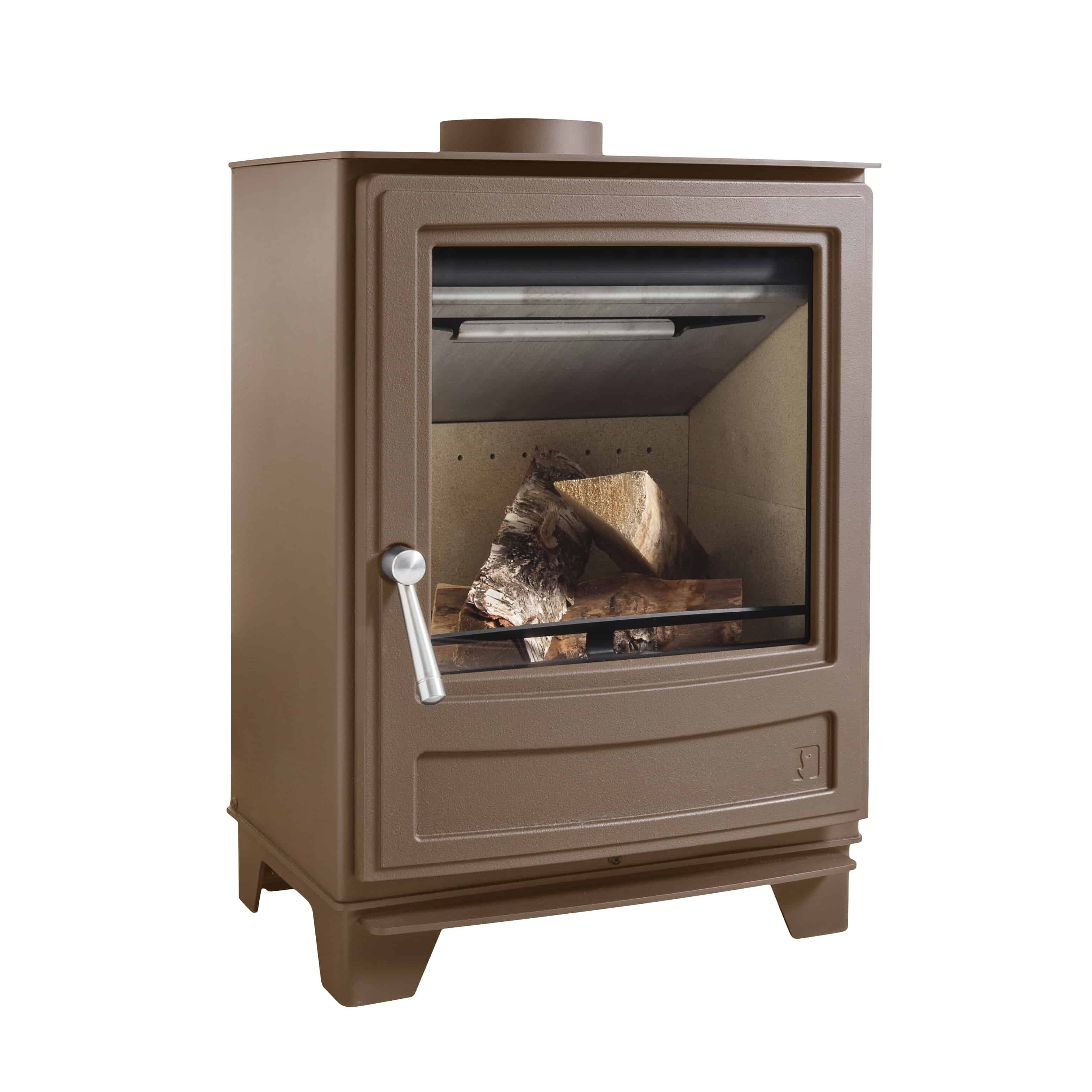 Arada Ecoburn 5 - Series 3 Multifuel Stove - Chestnut