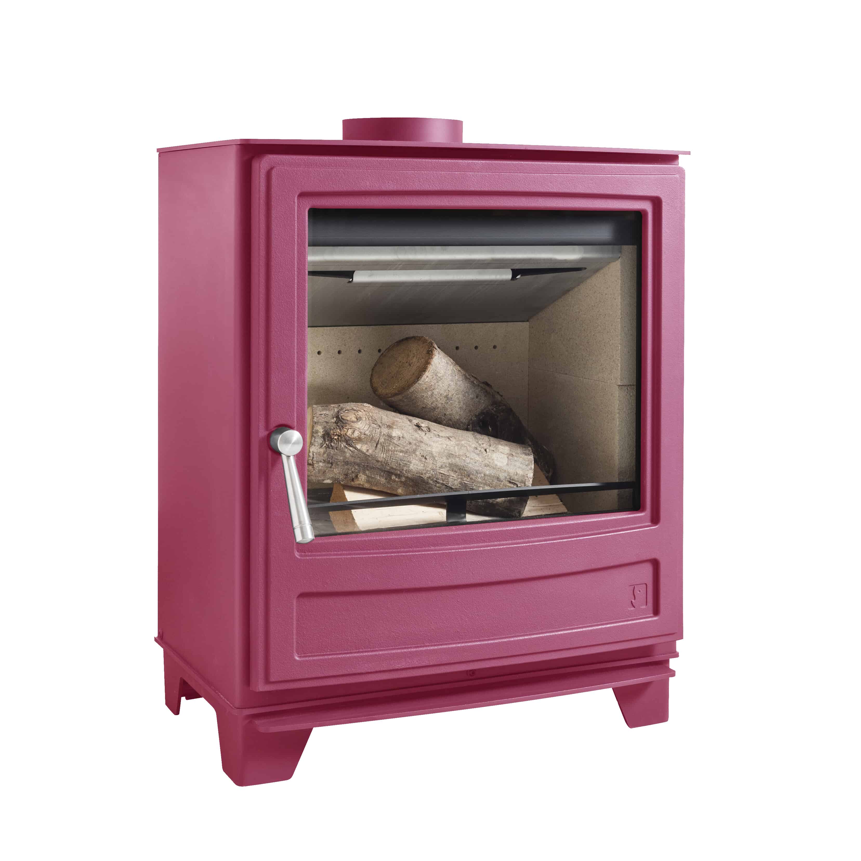 Arada Ecoburn 5 - Series 3 - Widescreen - Multifuel Stove - Flamingo