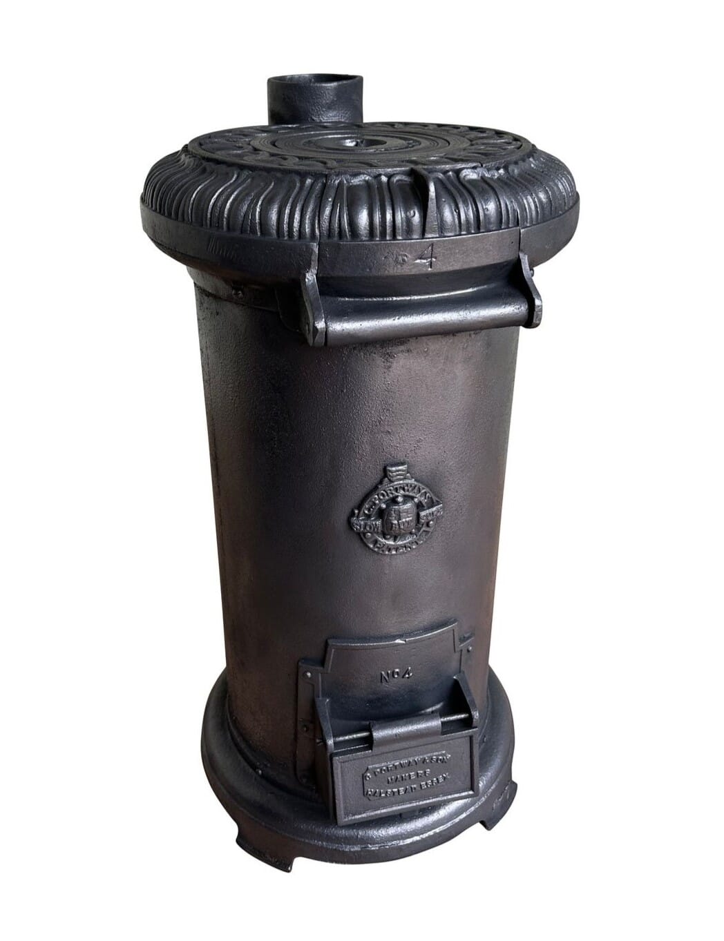 Reclaimed Large Portway Antique Tortoise Stove No 4 - 10329
