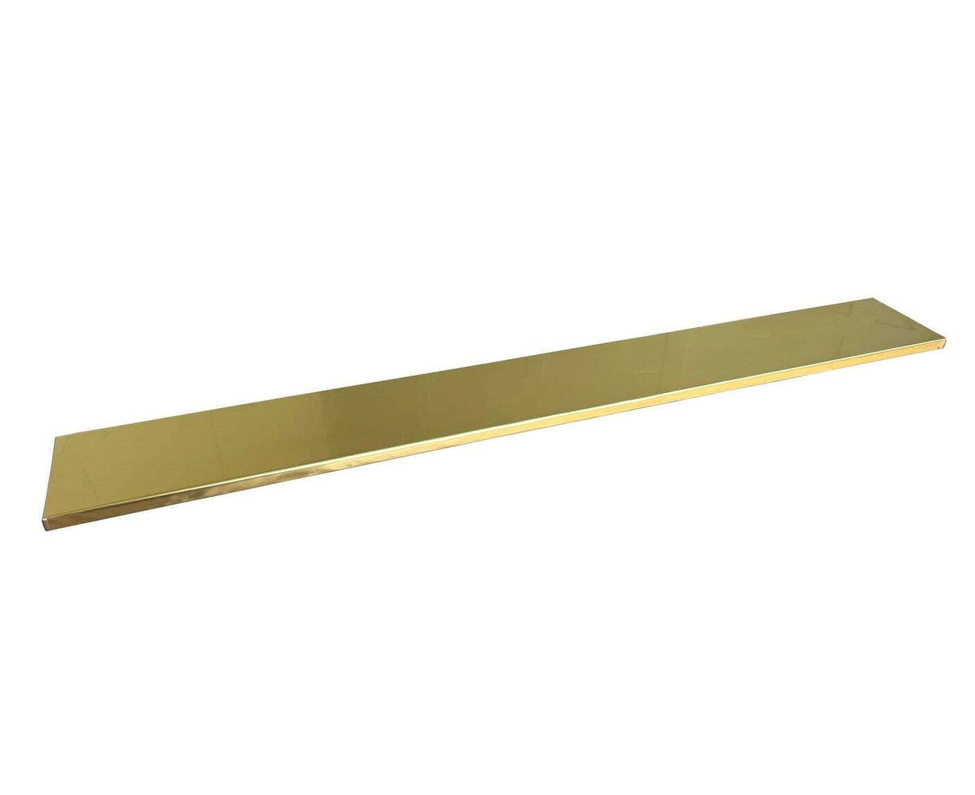 Bespoke Handmade Natural Shiny Brass Shelf - D2174