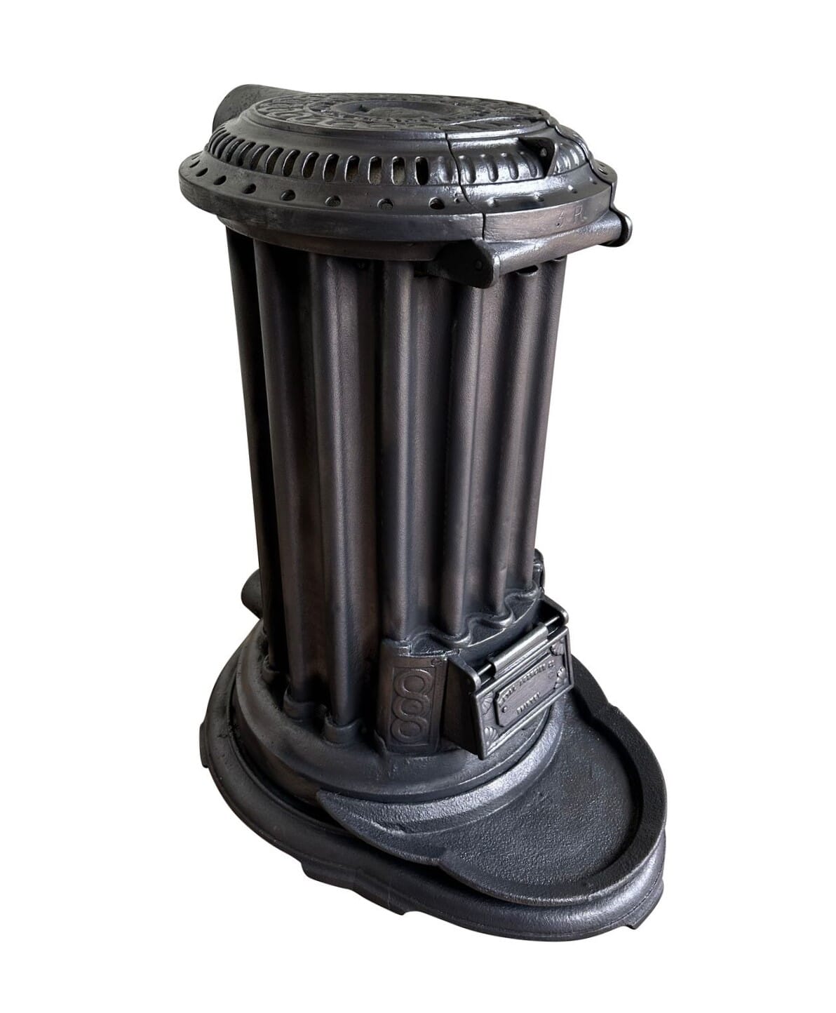 Antique Rare Model Tortoise Radiator Stove On Base - 10298