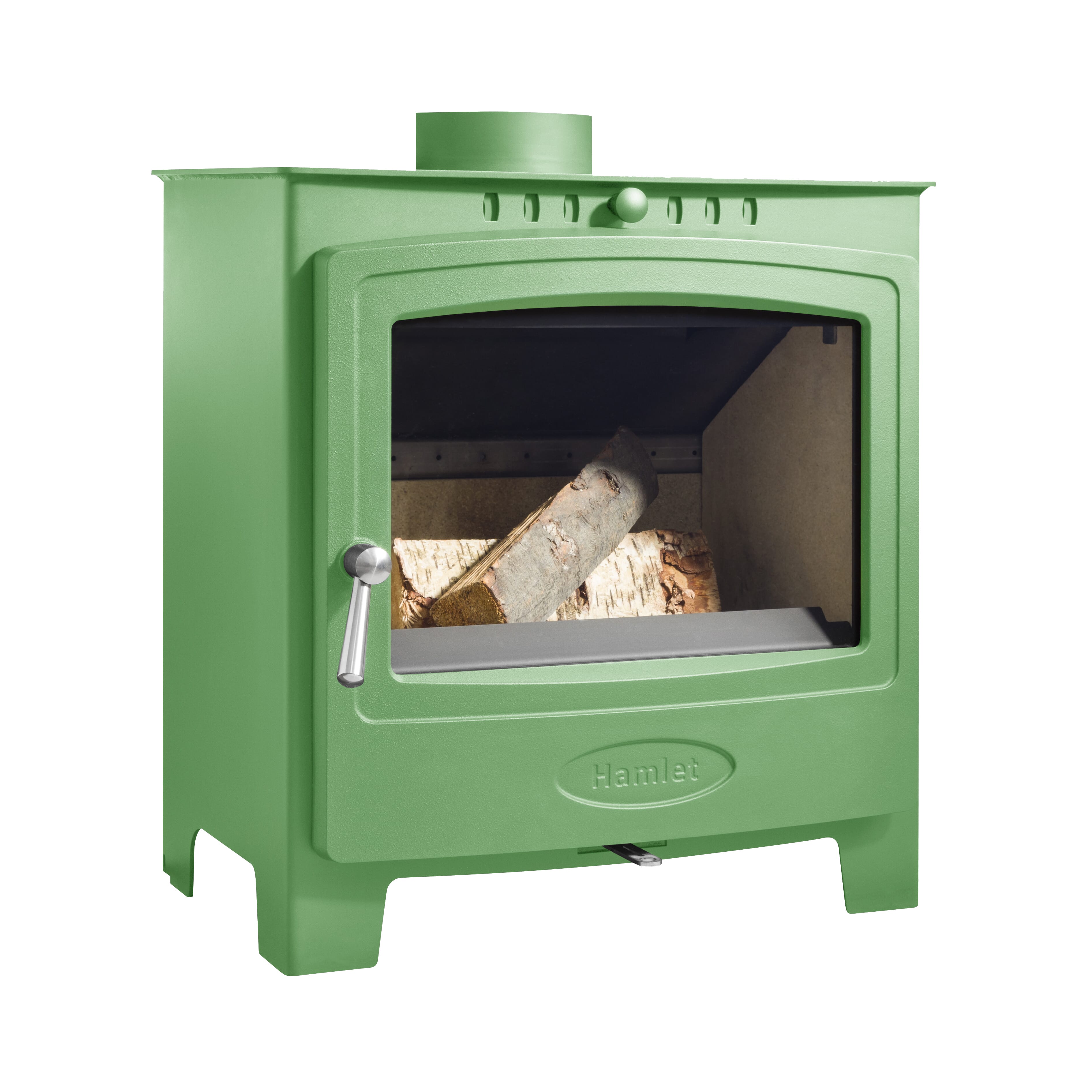 Arada Solution 5 Widescreen - Multifuel Stove - Peapod - ASOL5WPE