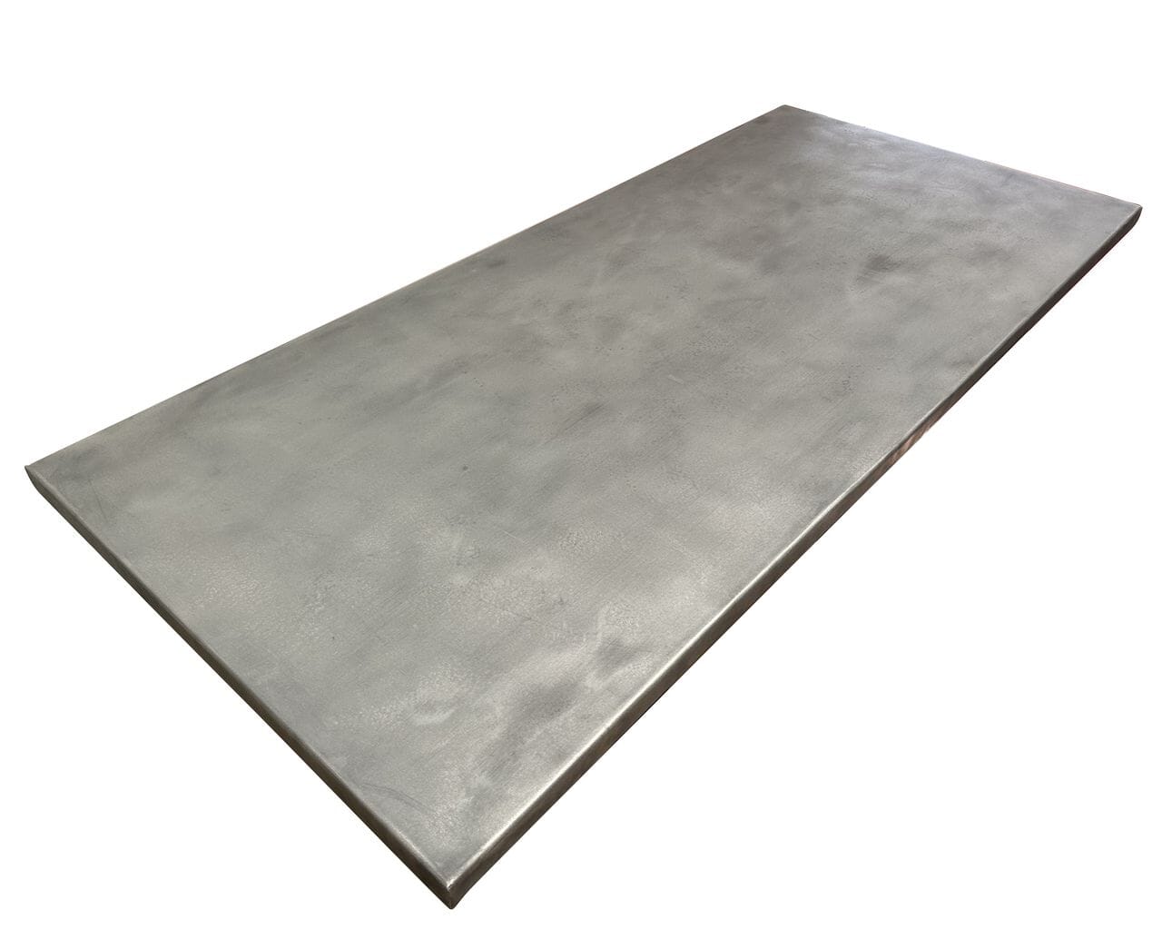 Bespoke Kitchen Distressed Zinc Island Worktop - D2178