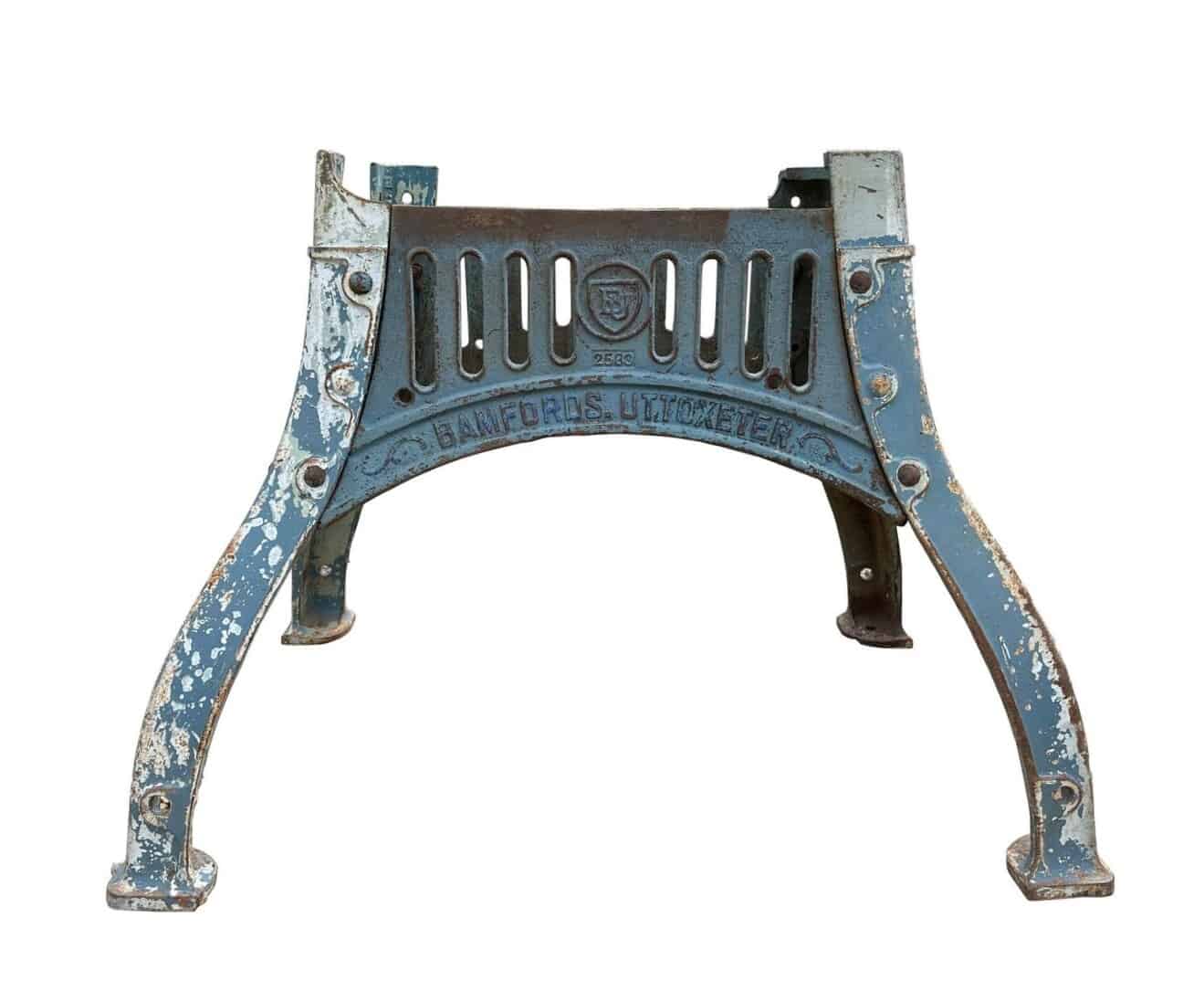 Reclaimed Cast Iron Industrial Henry Bamford Table Base