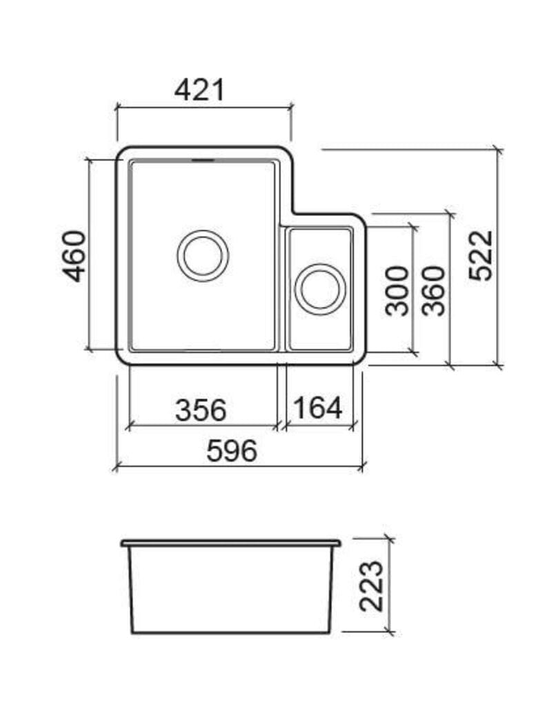 Dimensions Of Astley Sink Company Cleveleys Sink