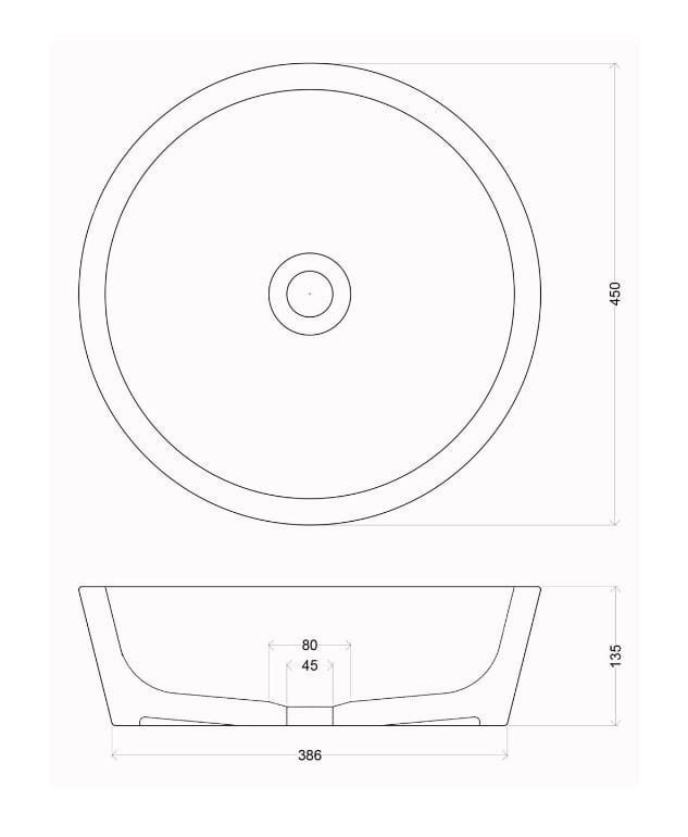 Whitebirk Irwell Bathroom Basin