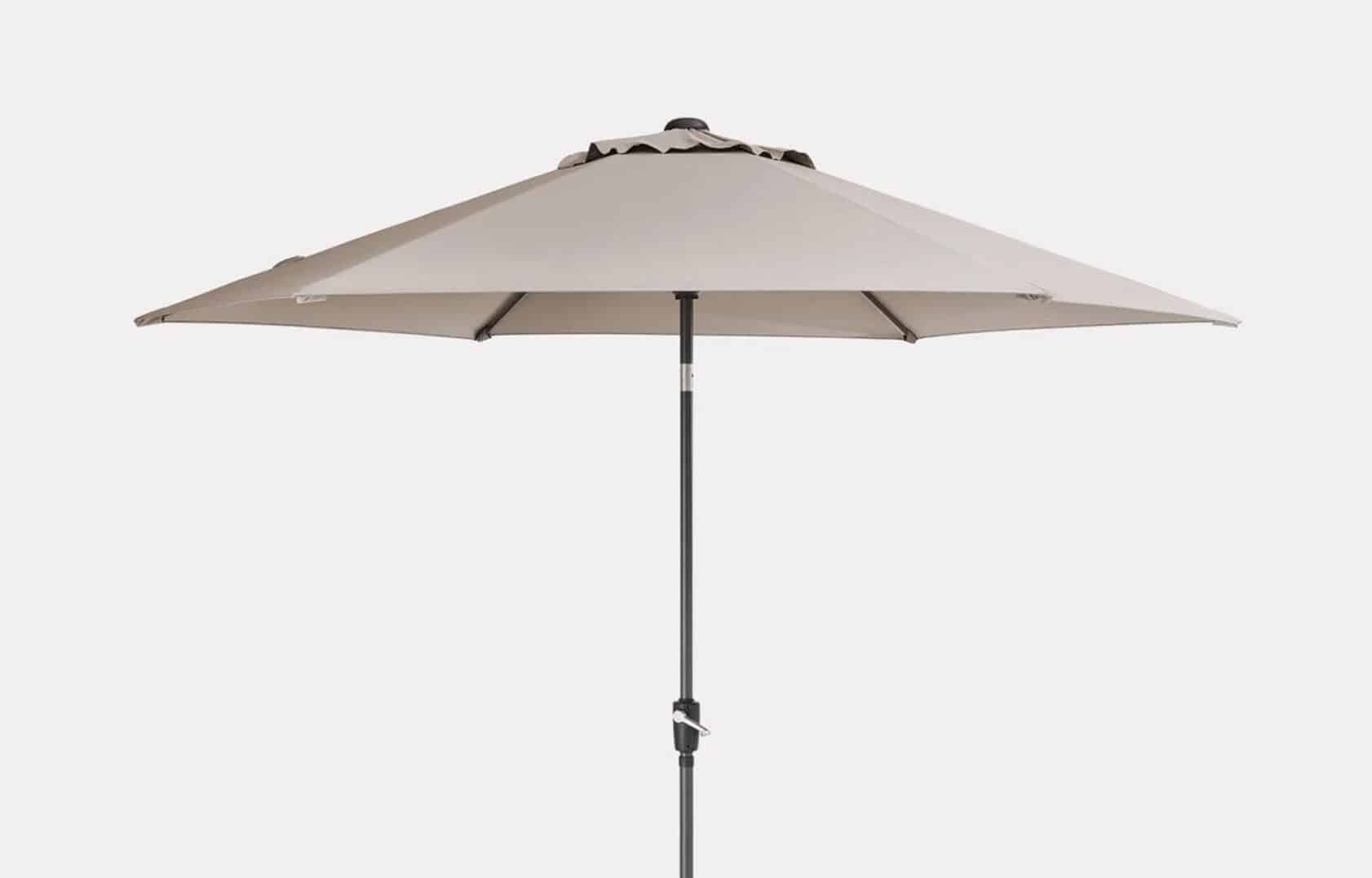 Southwold 3m Wind Up Parasol In Stone Colour