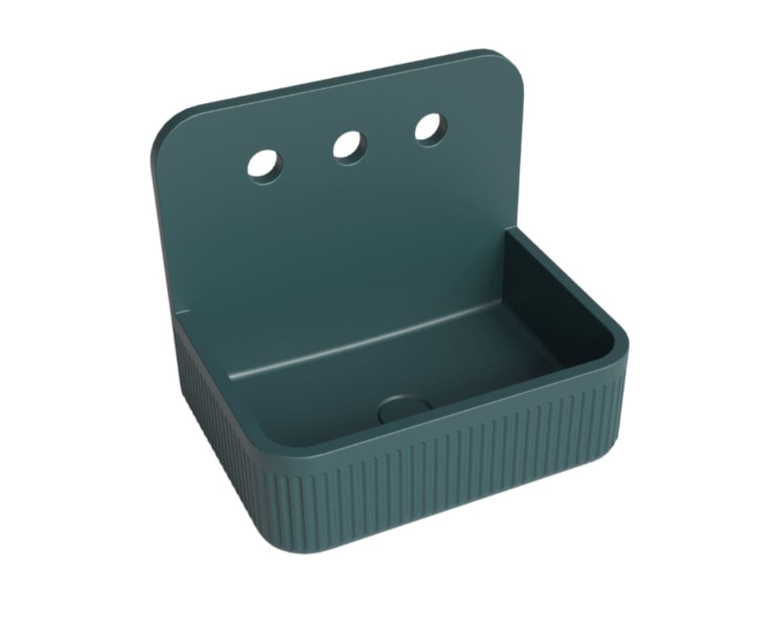 Whitebirk Krete Zaros Bathroom Sink - Deep Blue - WBK-ZARDB