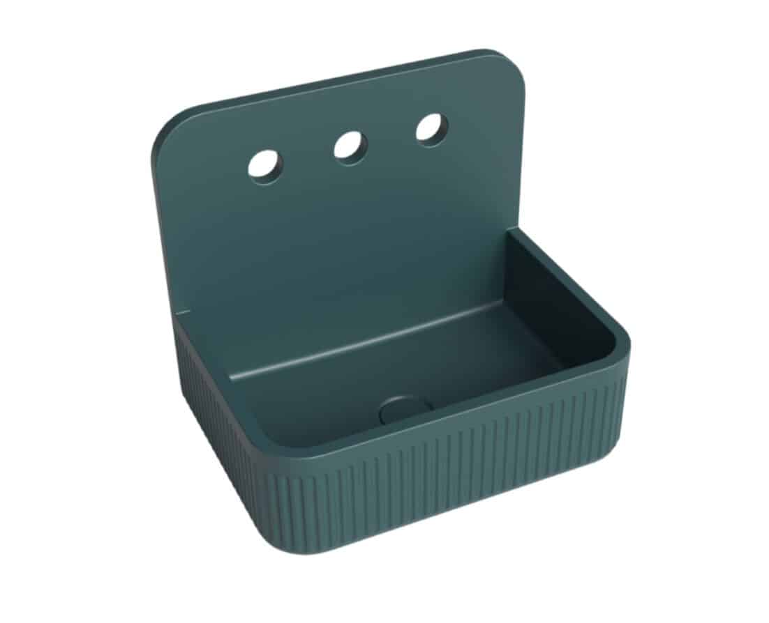 Whitebirk Krete Zaros Bathroom Sink - Deep Blue