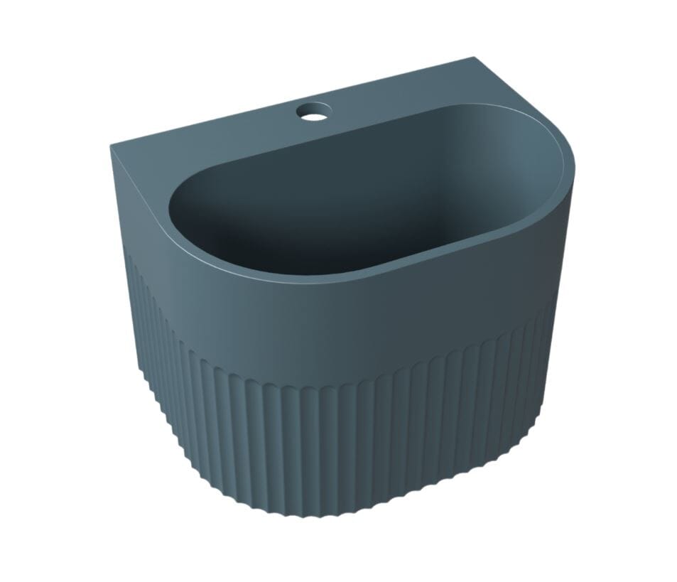 Whitebirk Krete Kournos Bathroom Sink - Deep Blue - WBK-KODP