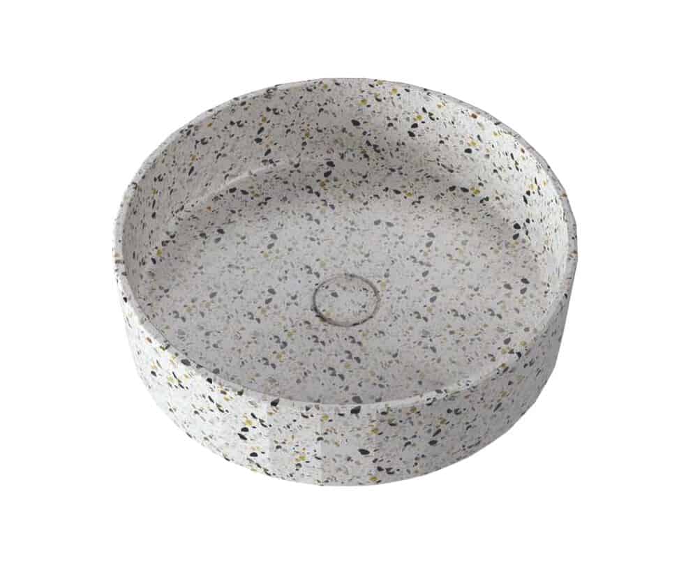 Whitebirk Krete Chania Bathroom Sink - Terrazzo