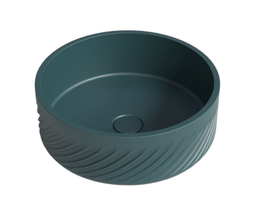 Whitebirk Krete Margarites Bathroom Sink - Deep Blue - WBK-MADB