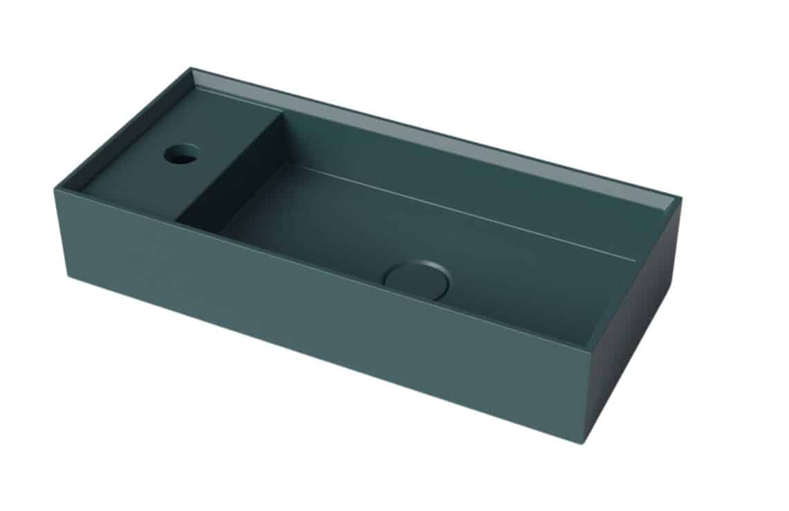 Whitebirk Krete Sisi Bathroom Sink - Deep Blue