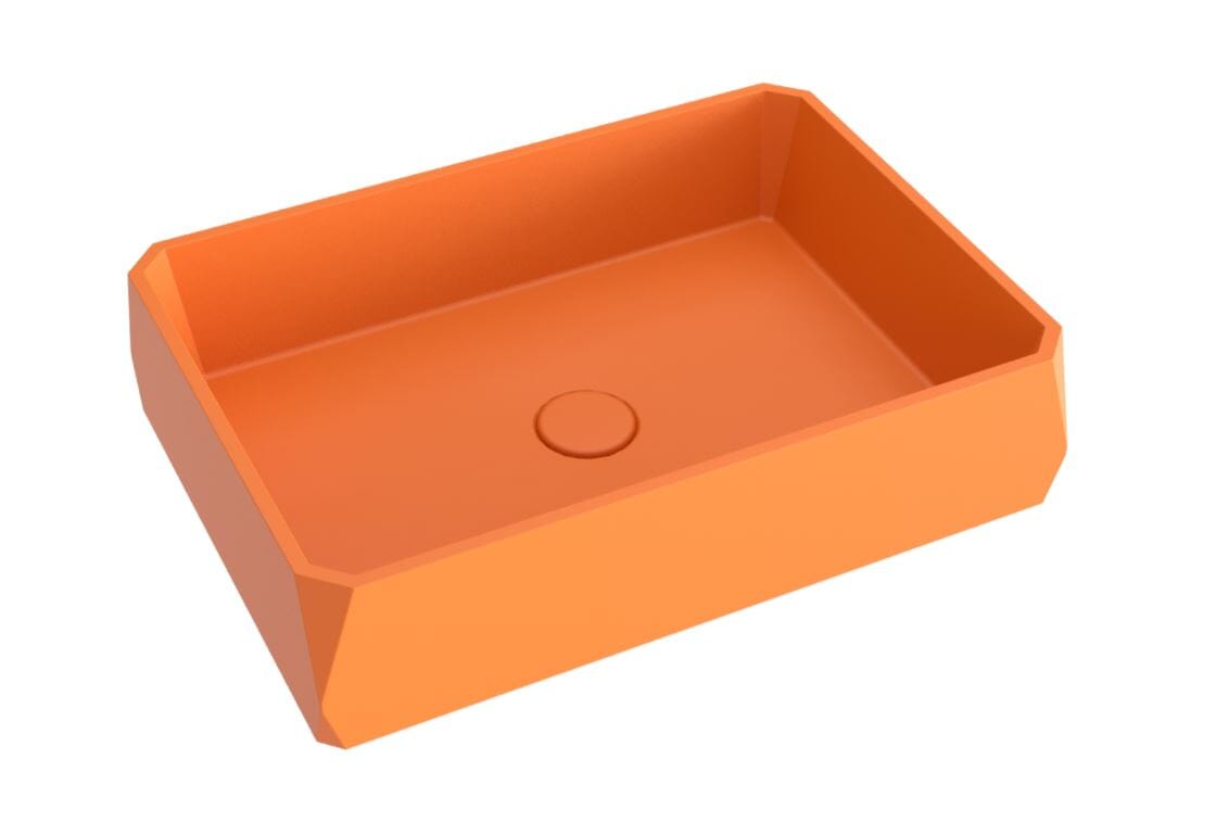 Whitebirk Krete Loutro Bathroom Sink - Orange - WBK-LOO