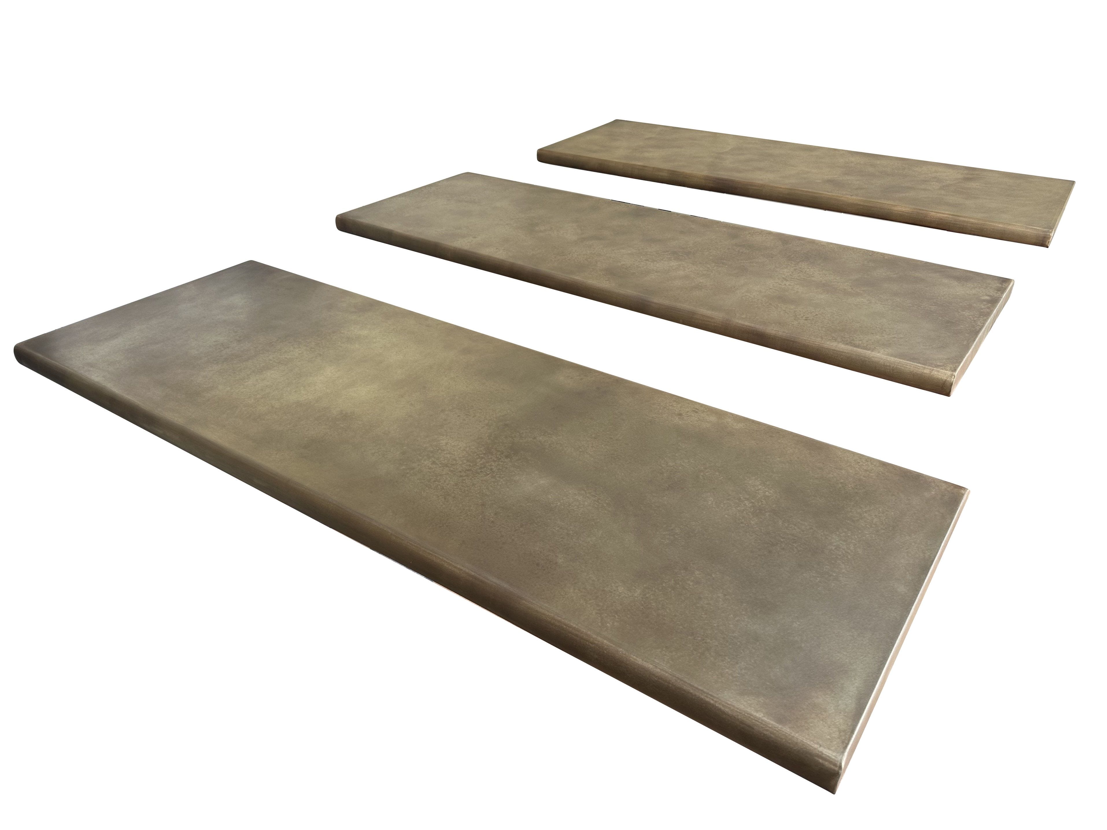 Bespoke Handmade Antique Brass Bullnose Bar Tops - D2184