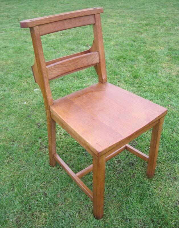 Solid Oak Church Chairs Reclaimed from London - 3838