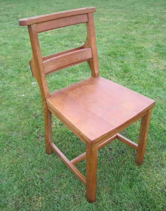 Solid Oak Church Chairs Reclaimed from London