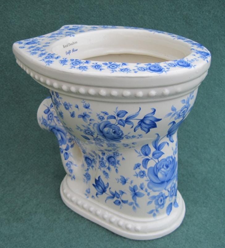 Genuine Miniature Salesmans Sample Royal Doulton Toilet - 4578