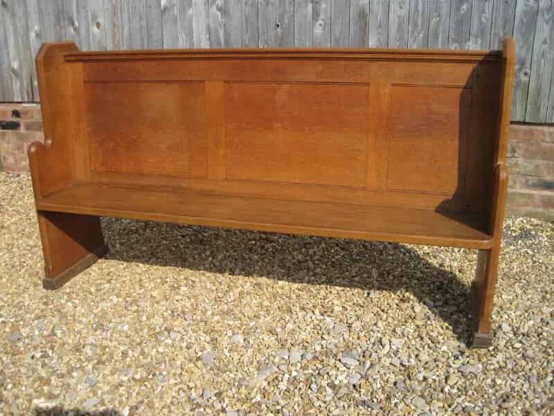 Oak Choir Pew - Antique Reclaimed from Shenstone Church
