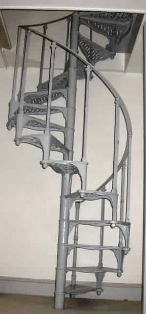 Reclaimed Cast Iron Spiral Staircase - St Pancras Iron Work Company Lo